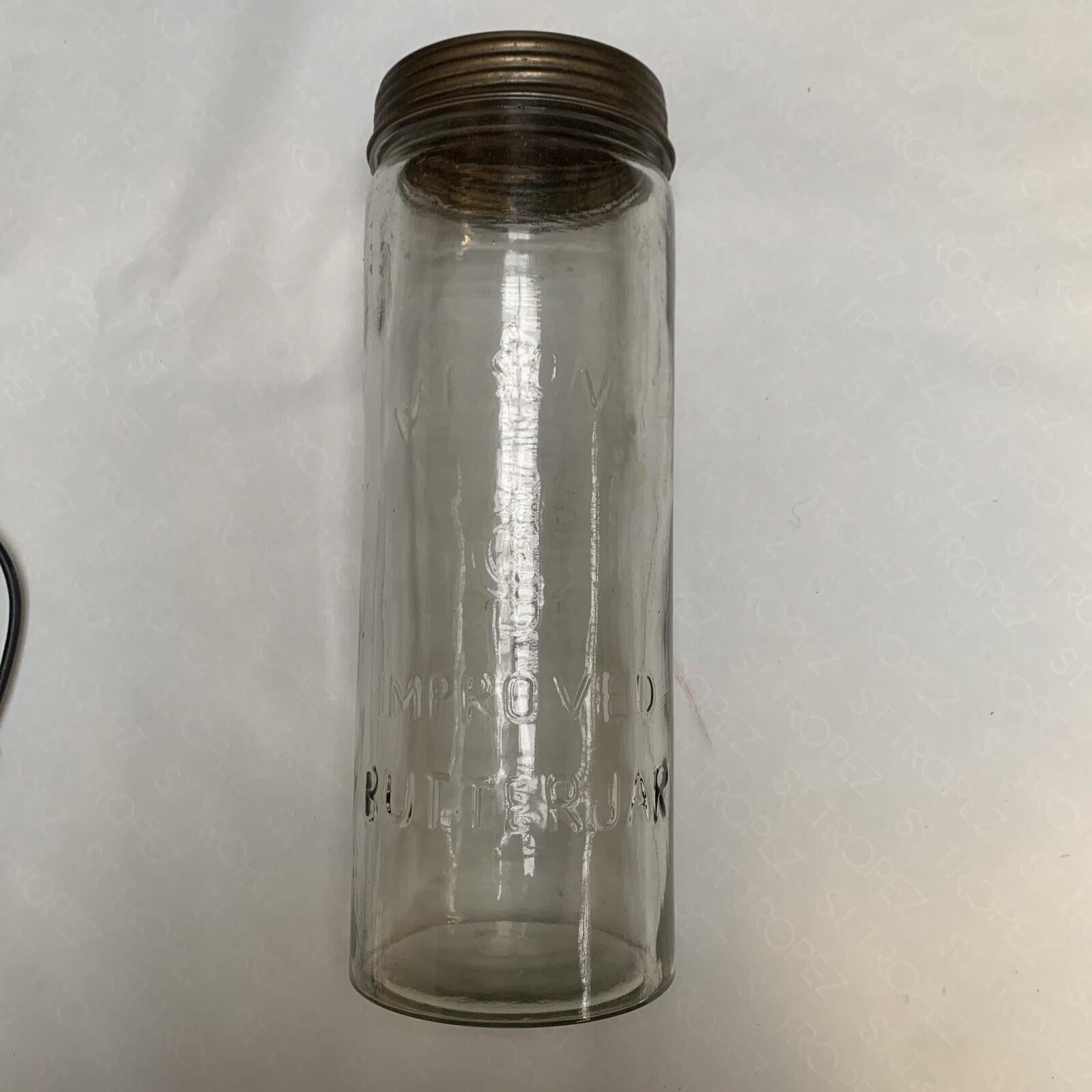 Vintage Mason's CFJCo Improved Butter Jar  - Farmhouse - Kitchenalia