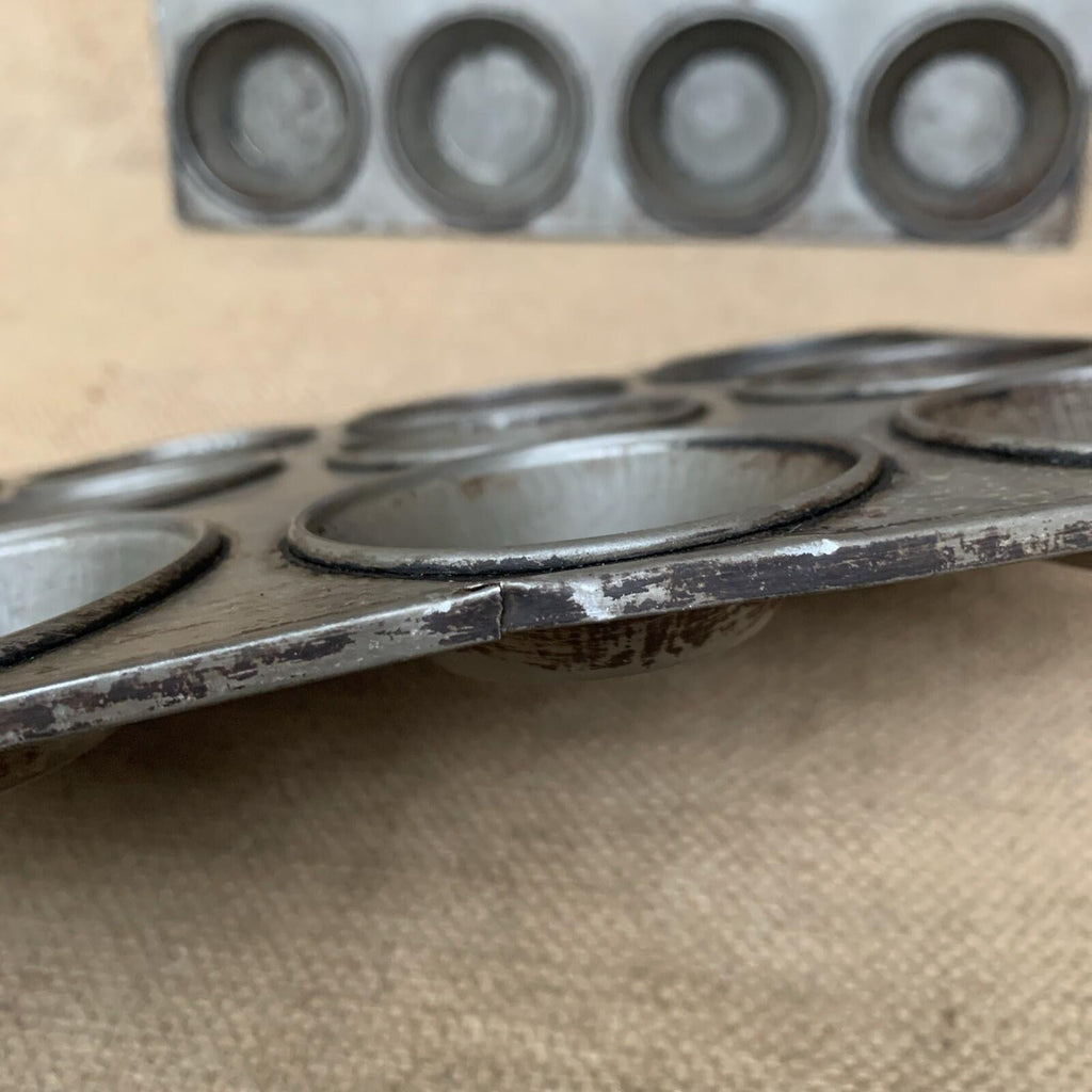 Vintage Tala Metal Muffin / Mince Pie / Tart Baking Tin X 2 - Kitchenalia