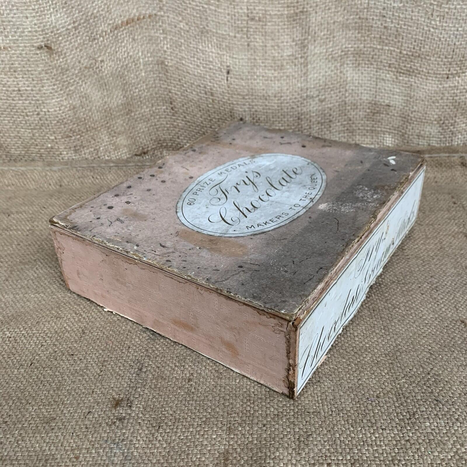 Fry’s Chocolate Cream Sticks - Antique Box - Vintage Advertising