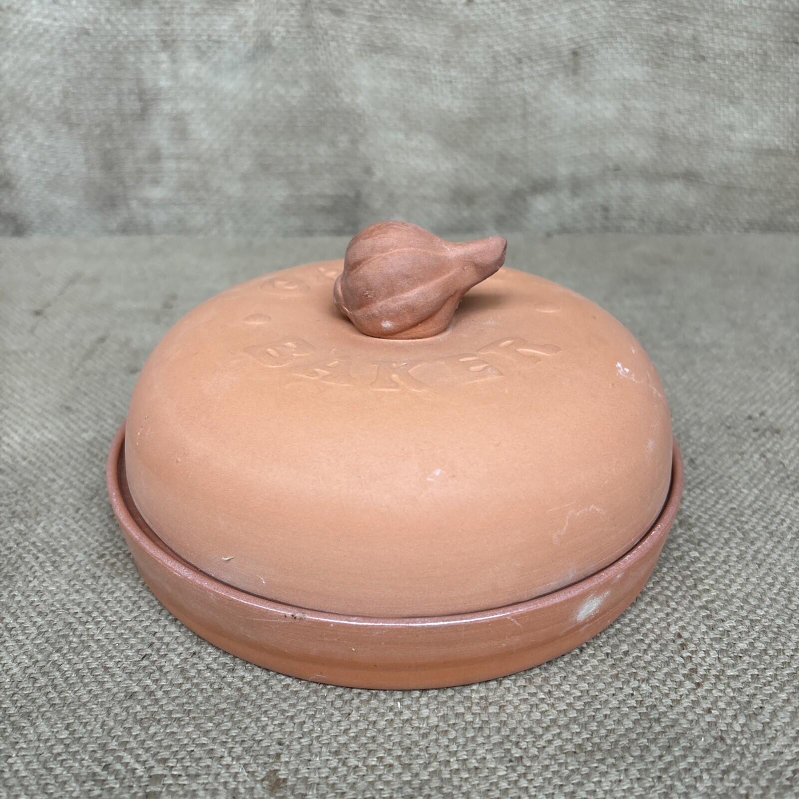 Terracotta Garlic Baker - Farmhouse Kitchen - Storage