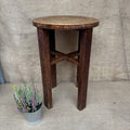 Antique Oak Small Table / Plant Stand / Cottage / Farmhouse