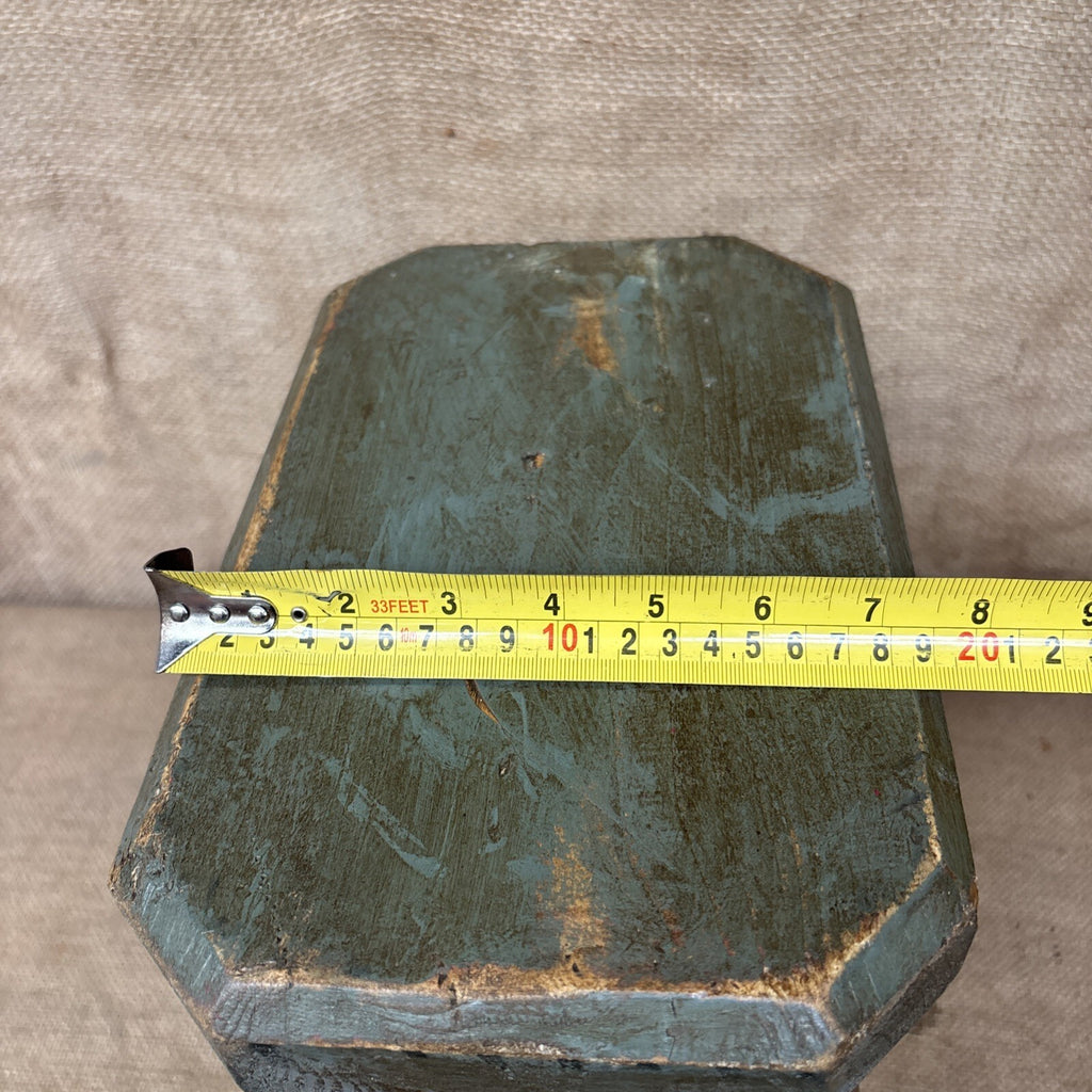 Painted Pine Stool - Farmhouse - Cottage - Plant Stand - Milking Stool