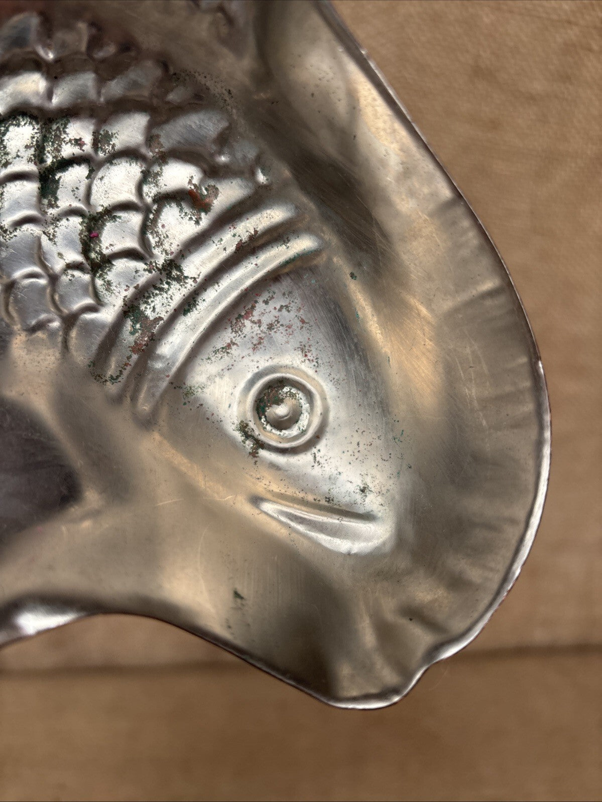 Vintage Copper Fish Mould - Tin Lined - Kitchenalia - Farmhouse