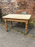 Vintage Pine Farmhouse Table - Scrub Top - Cottage - Kitchen Table