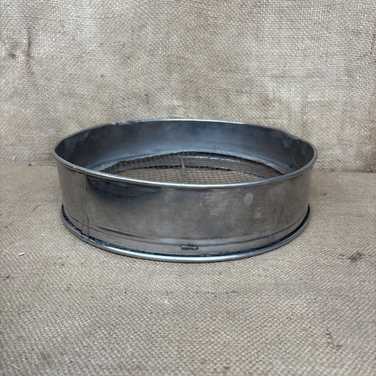 Vintage Metal Garden Sieve / Riddle