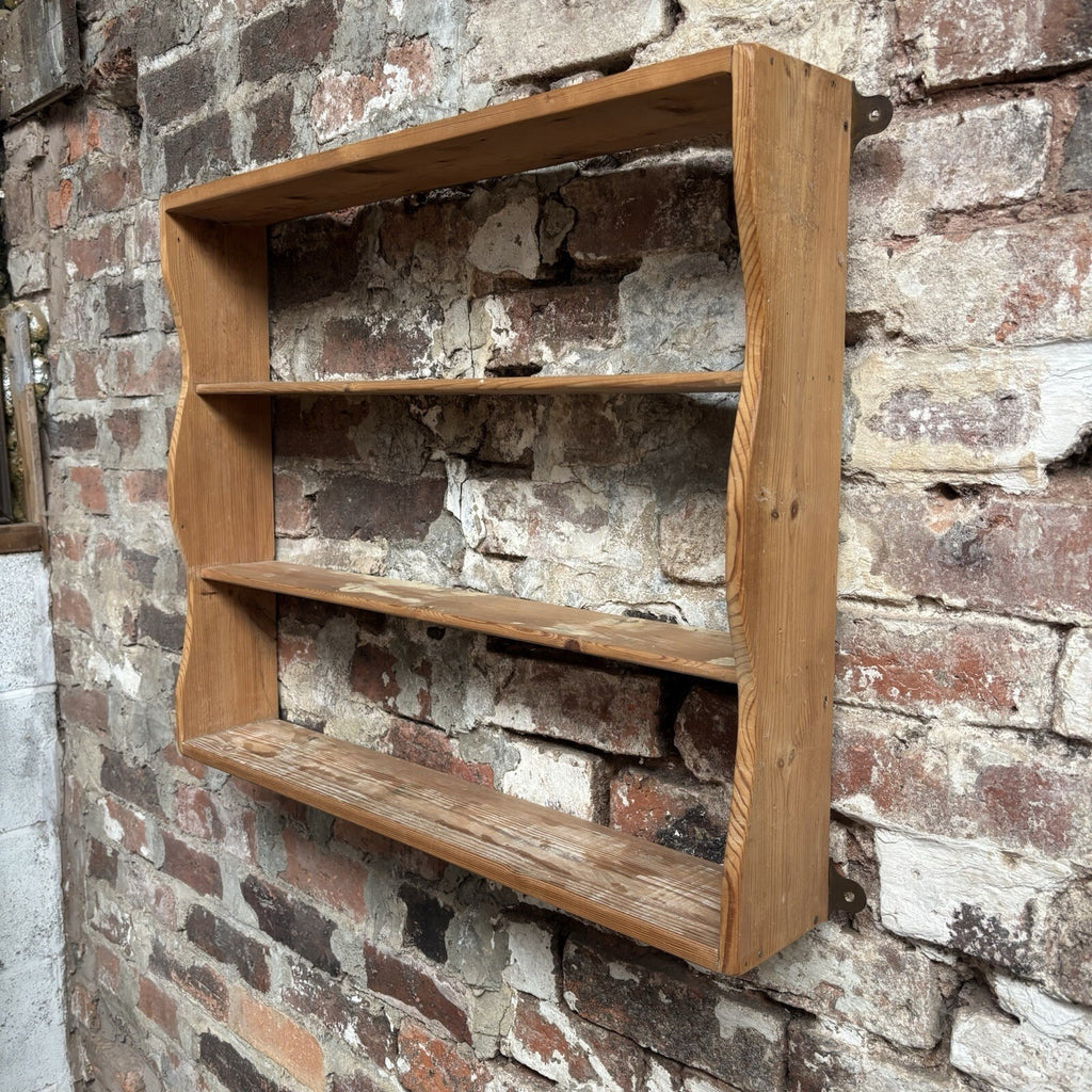 Vintage Pine Wall Shelves / Spice Rack / Farmhouse / Cottage