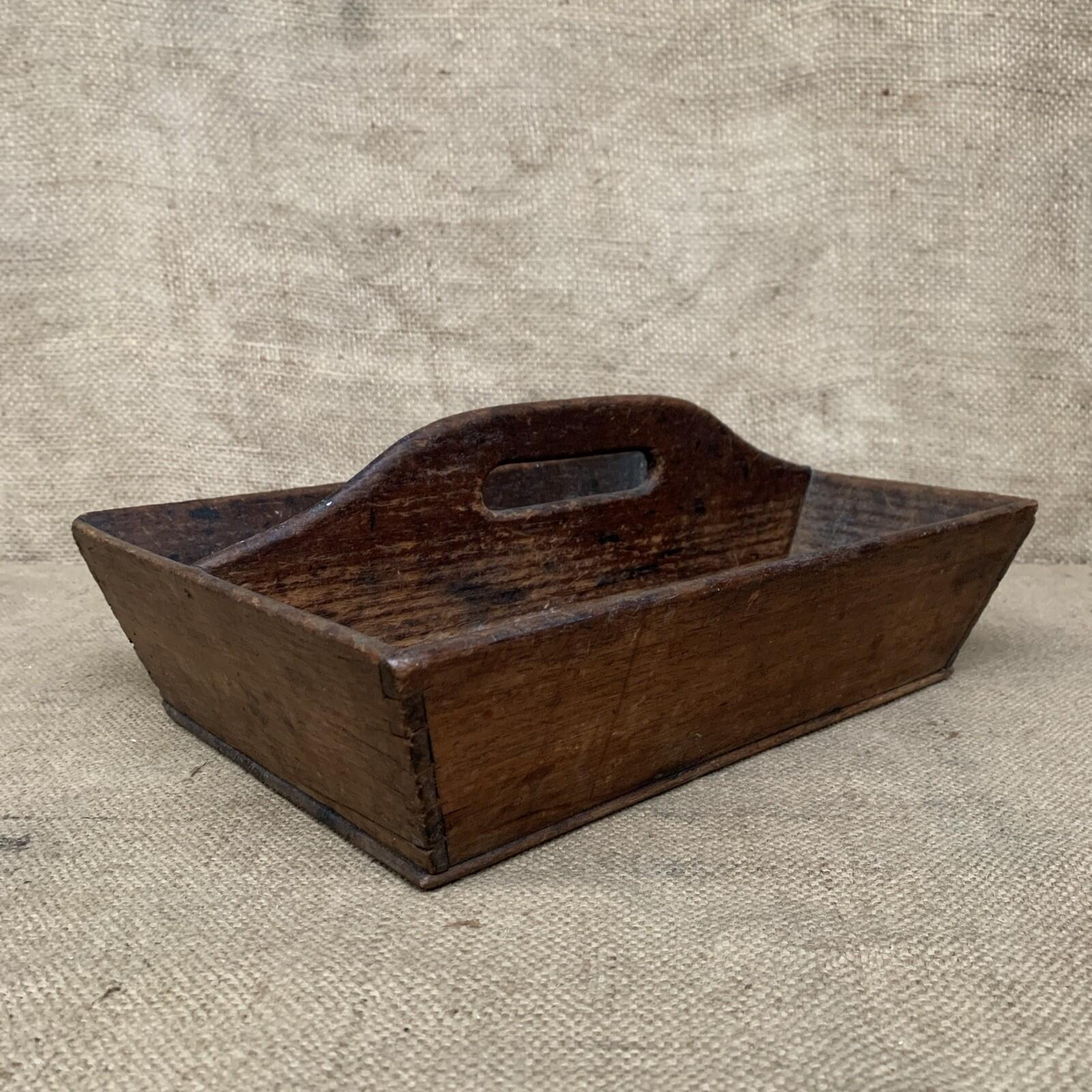 Antique Cutlery / Knife box / Butlers Tray - Kitchenalia - Farmhouse - Caddy