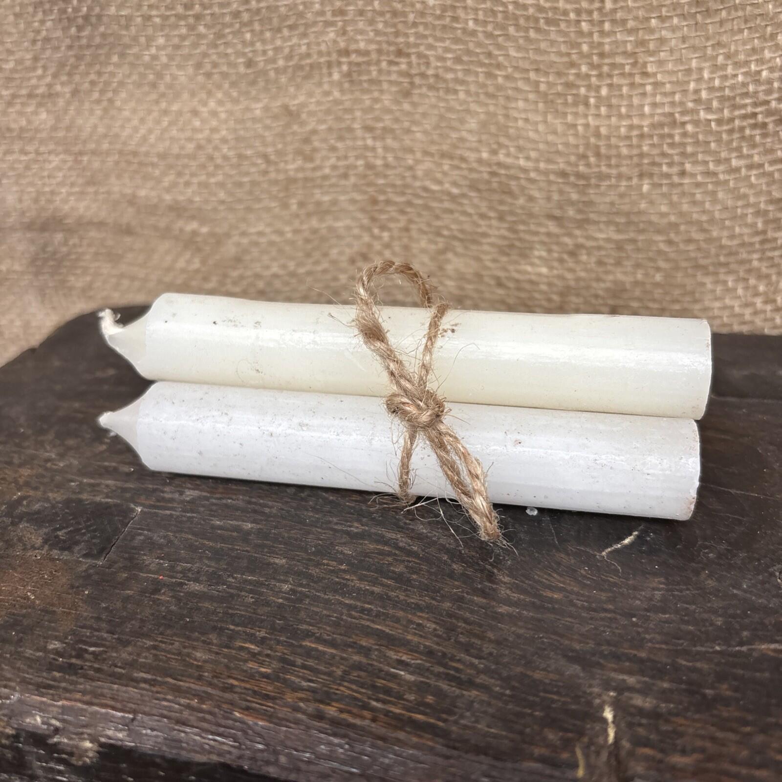 Vintage Household Candles - Farmhouse - Cottage - 2cm Diameter - New Old Stock