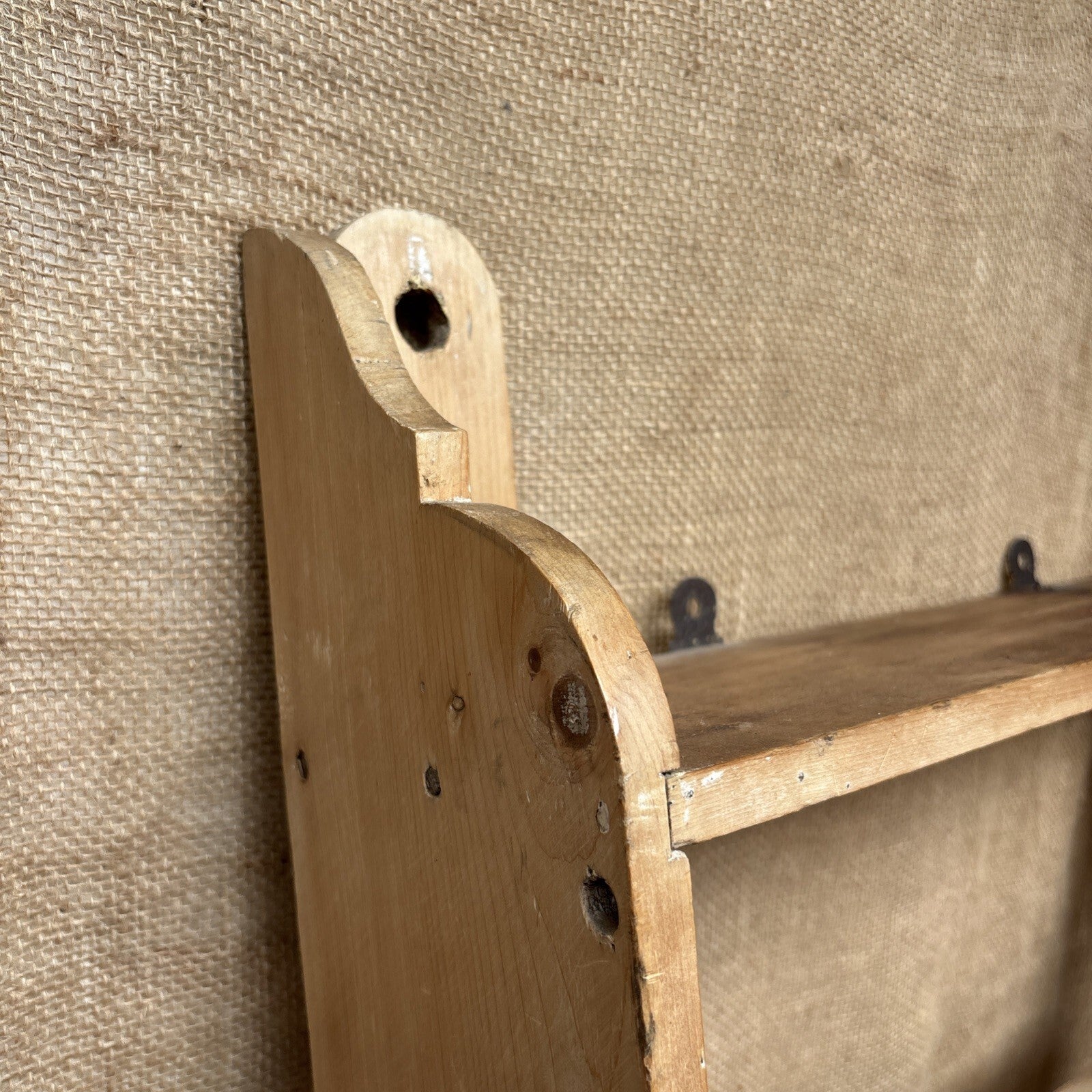 Pine Wall Hanging Shelves 3 Tier Farmhouse - Cottage - Antique- Vintage