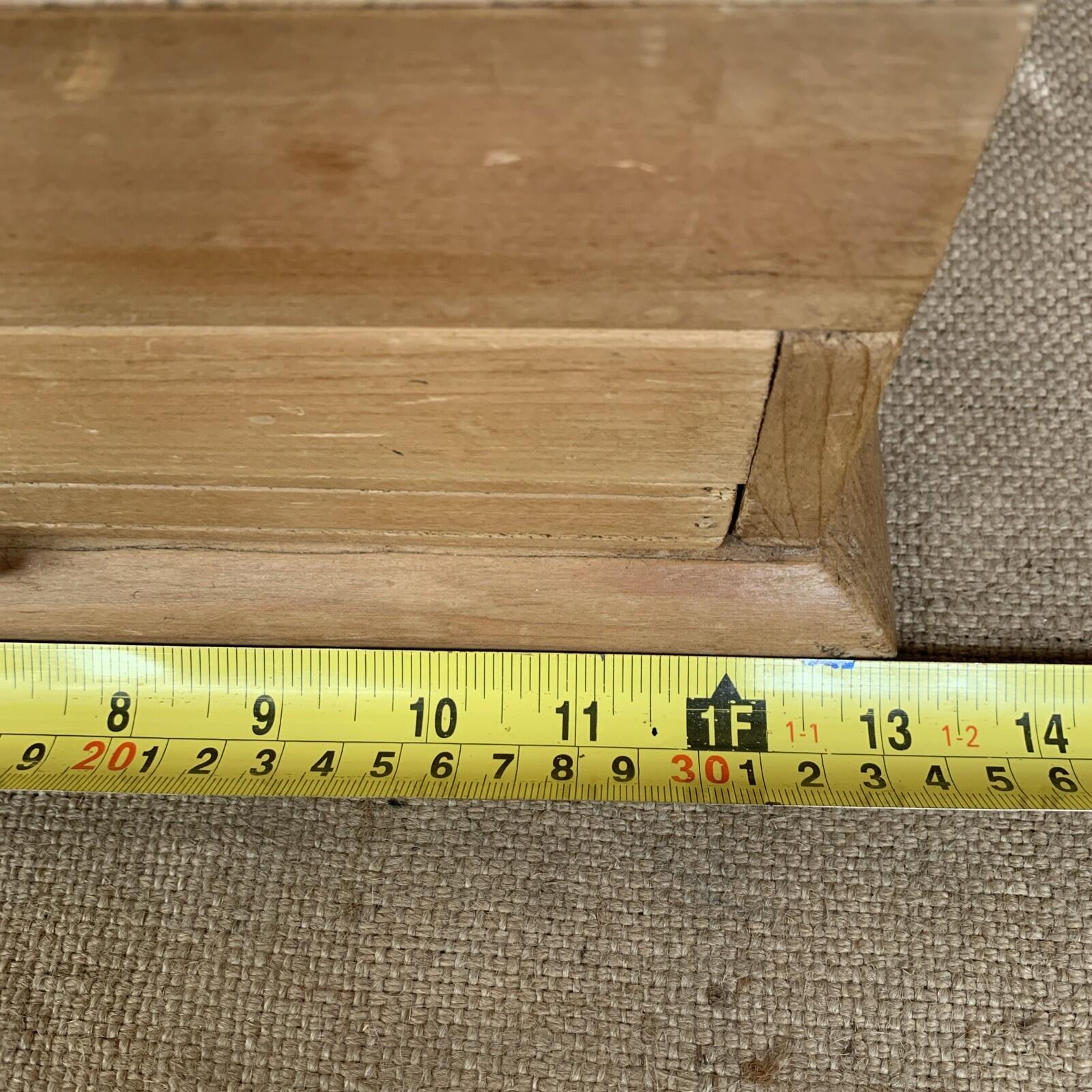Carved Pine Writing / Stationery Box - Cottage - Rustic Home - Cottagecore