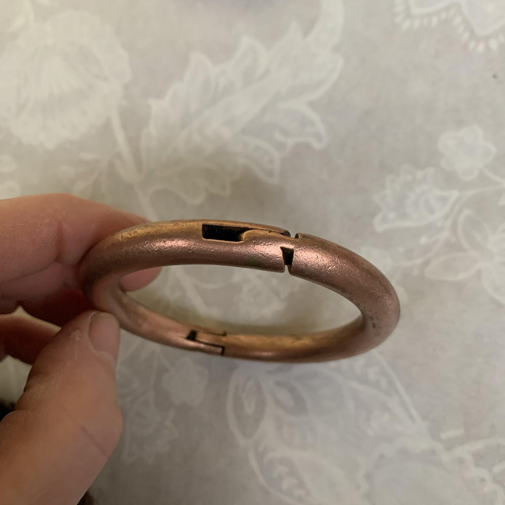 Vintage  Wrought Copper Bull/ Pig Nose Ring / Bracelet