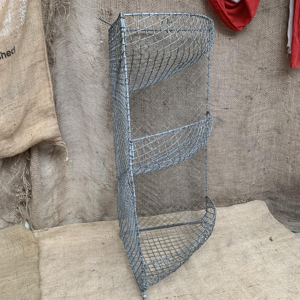 Victorian Wire Vegetable Rack - Antique - 3 Tier - Rustic - Cottage - Farmhouse