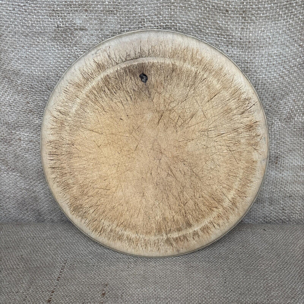 Vintage Round Bread Board - Worn - Kitchenalia - Farmhouse - Cottage