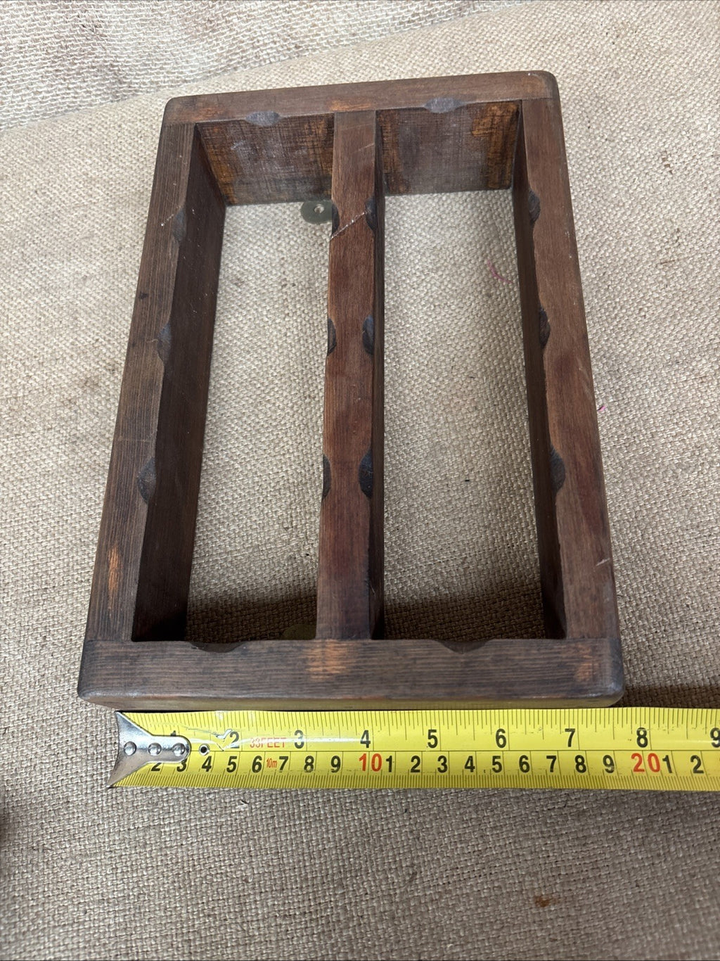 Small Dark Wood Wall Shelves - Cottage - Farmhouse