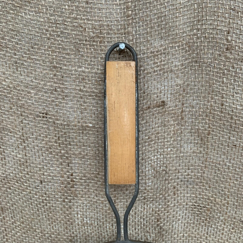 Vintage Kitchen Metal Seive With Wooden Handle & Lip - Kitchenalia