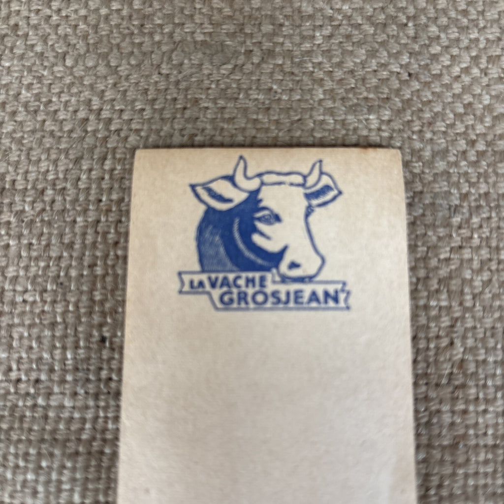 La Vache Grosjean Note Pad - French Advertising- Kitchenalia - Dairy - Cheese