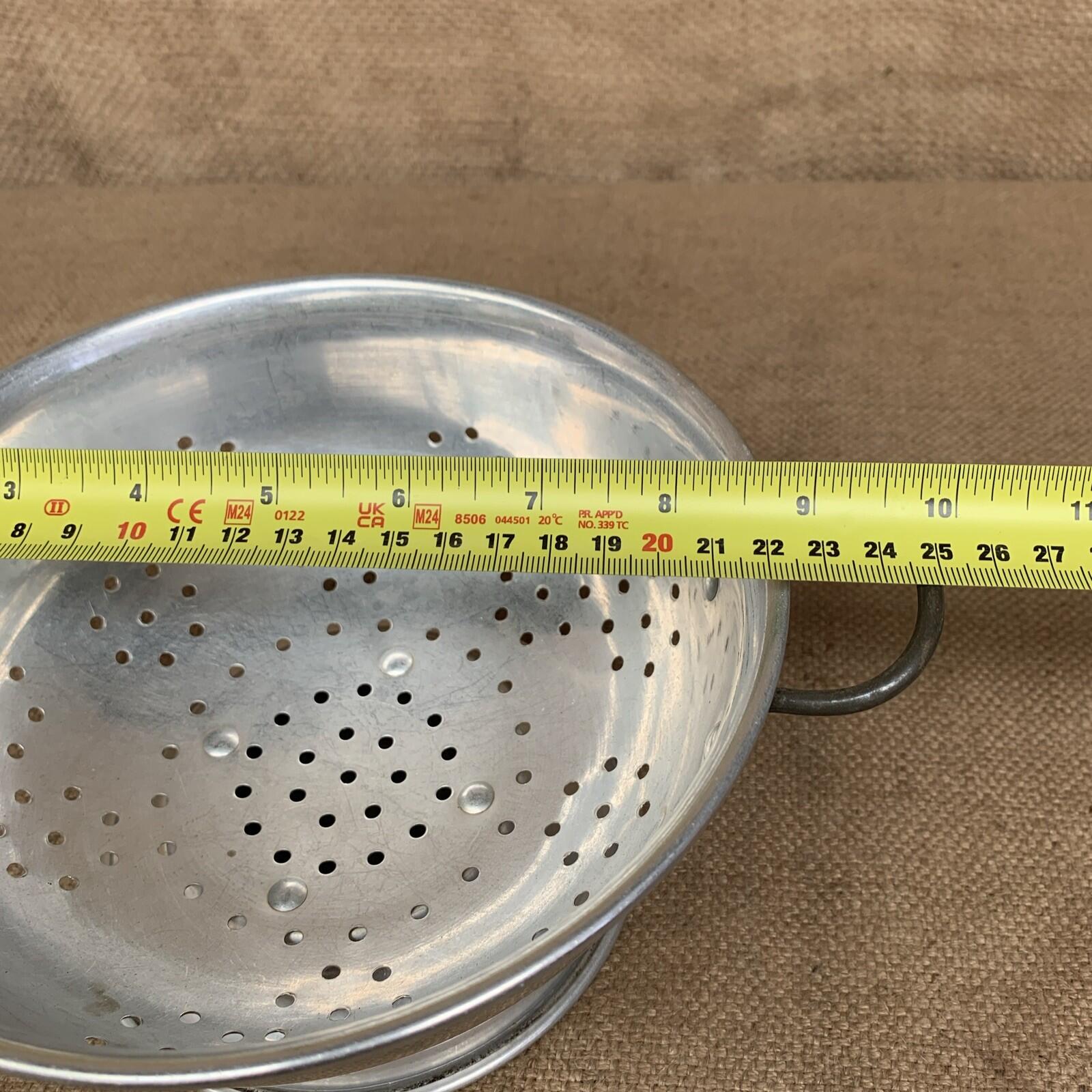 Vintage Aluminium Colander With Handles - 40’s  - Farmhouse - Cottage