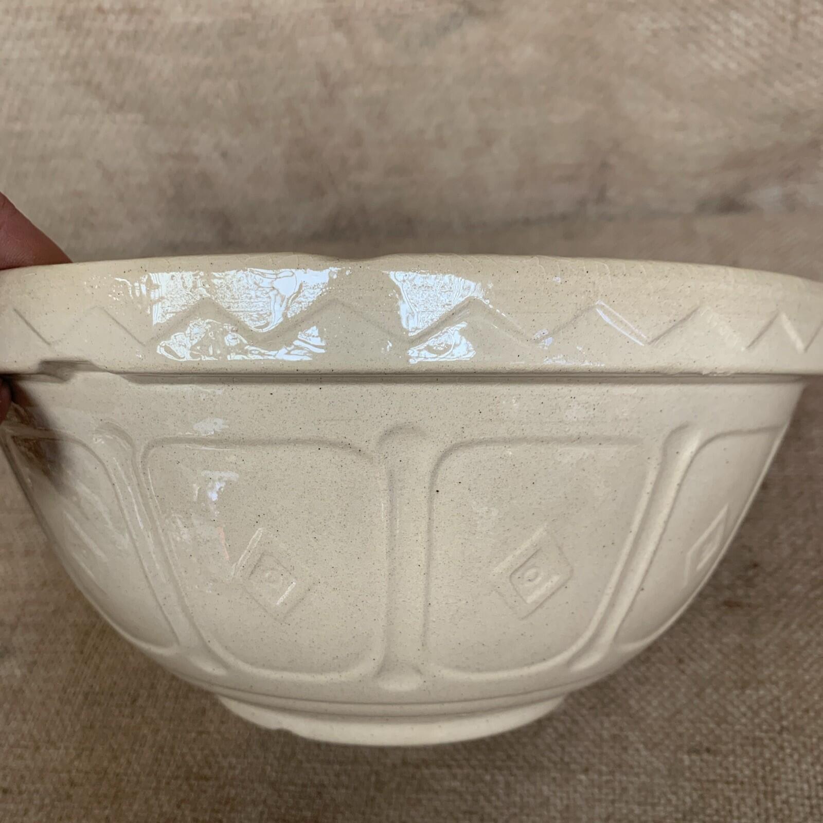 Mixing Bowl - Mason Cash 18  - Farmhouse Kitchen - Cottage - Vintage Baking