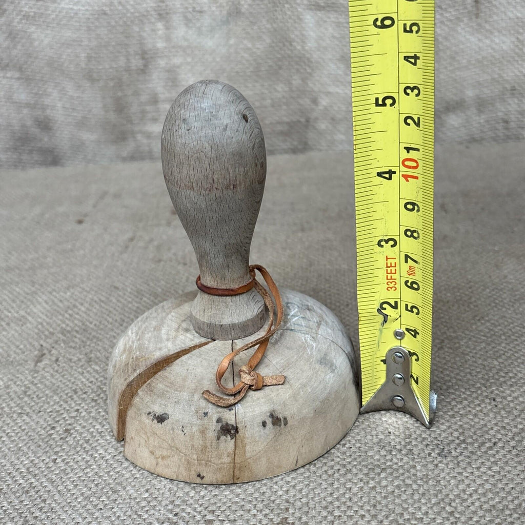Vintage Carved Butter Stamp Wheatsheaf - Large - Kitchenalia - Farmhouse Dairy