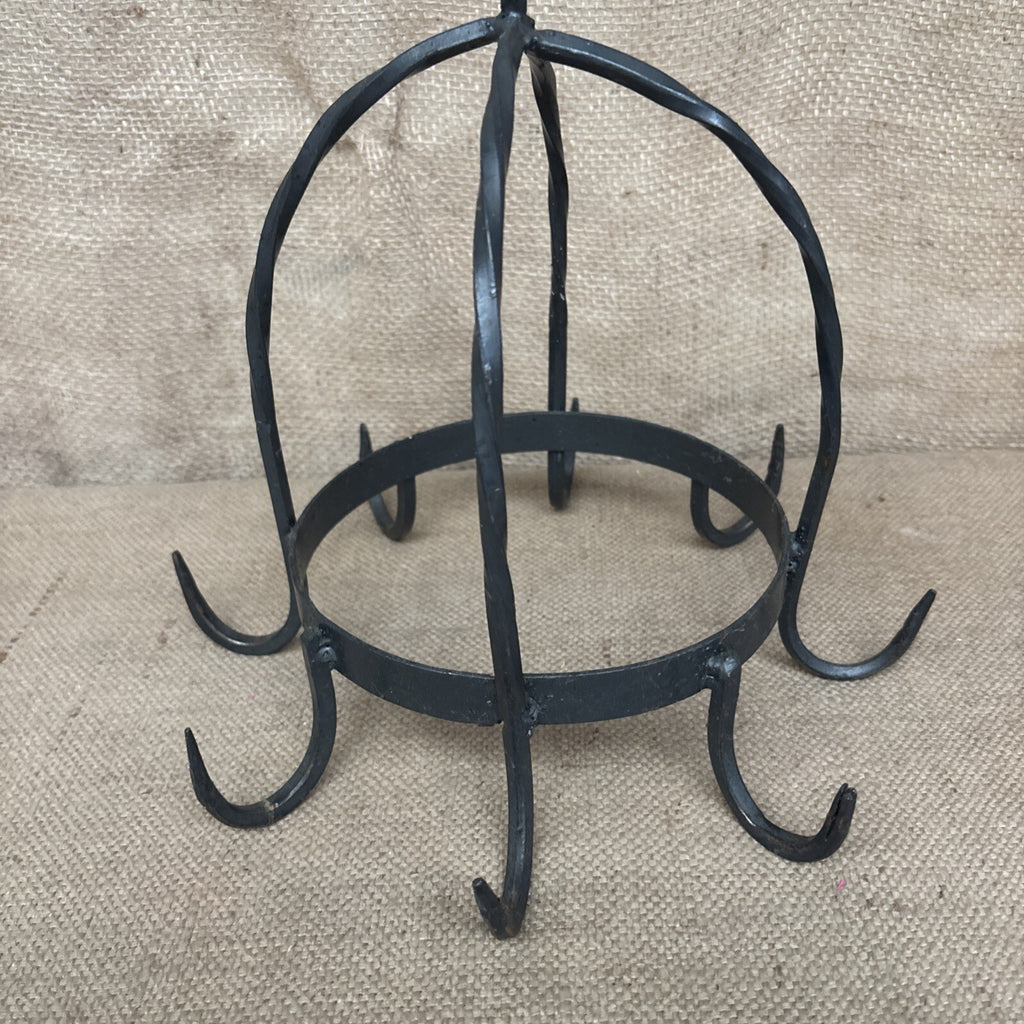 Wrought Iron Pan Hanger / Utensil Hanger - Kitchenalia - Farmhouse - Cottage