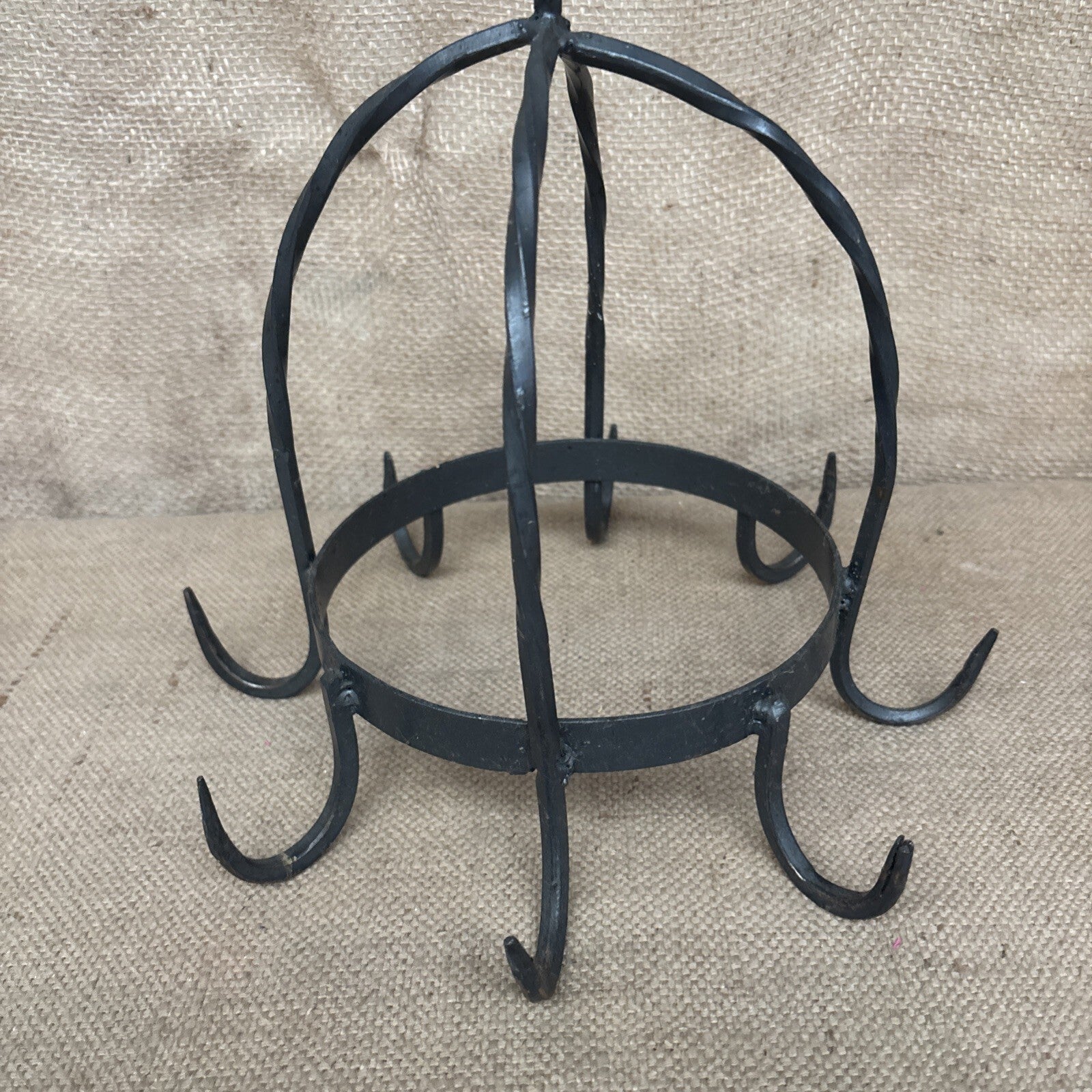 Wrought Iron Pan Hanger / Utensil Hanger - Kitchenalia - Farmhouse - Cottage