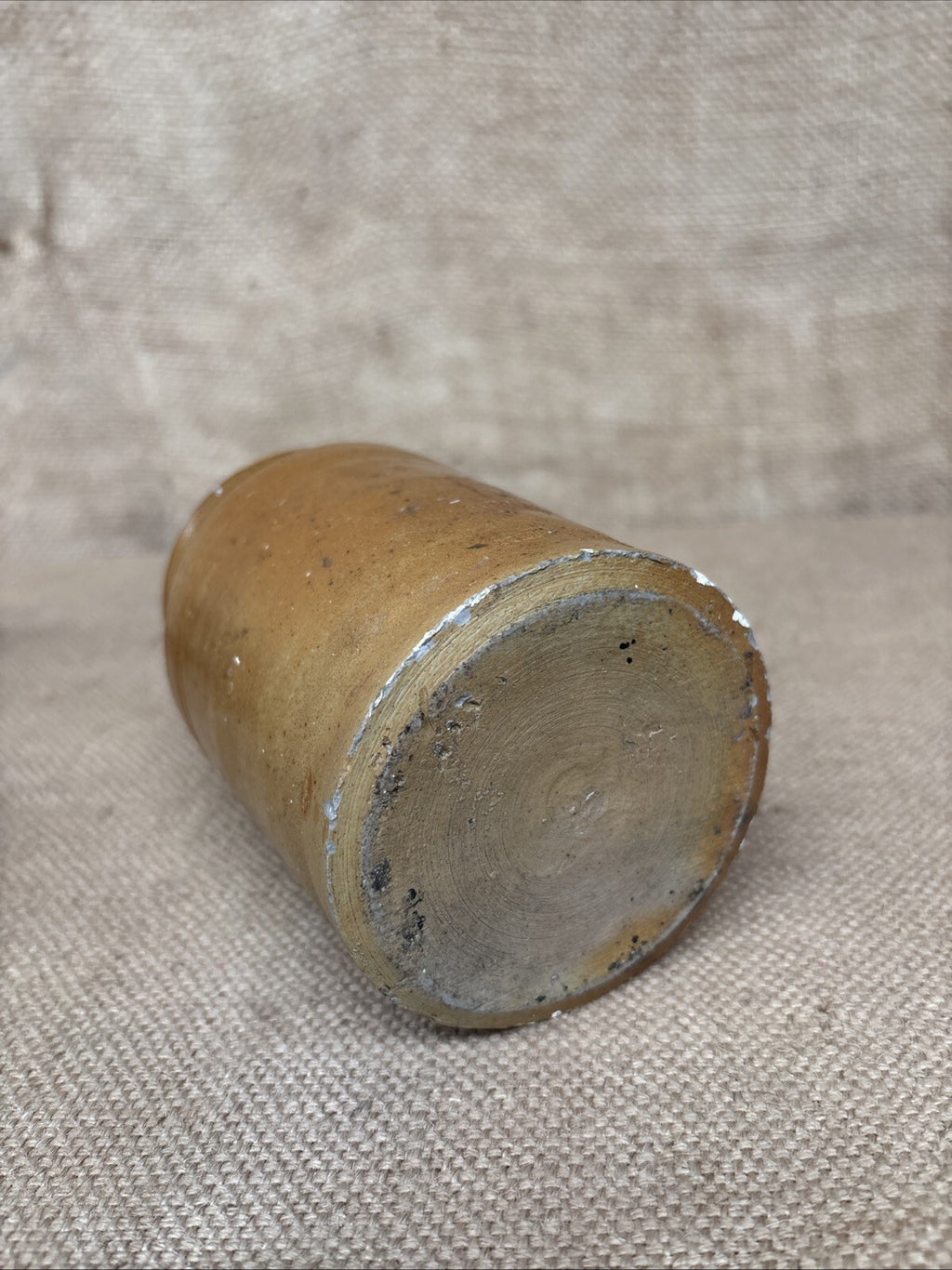 Vintage Stoneware Jar / Utensil Holder / Pickling Jar Farmhouse Kitchen
