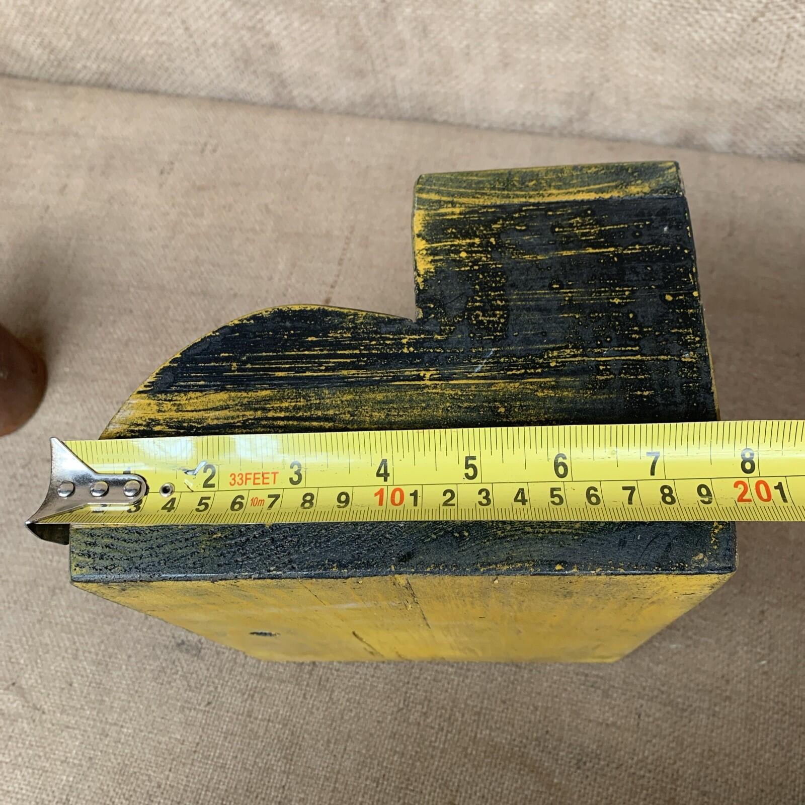 Rustic Wall Box - Waxed Painted Black & Yellow Pine - Farmhouse - Cottage