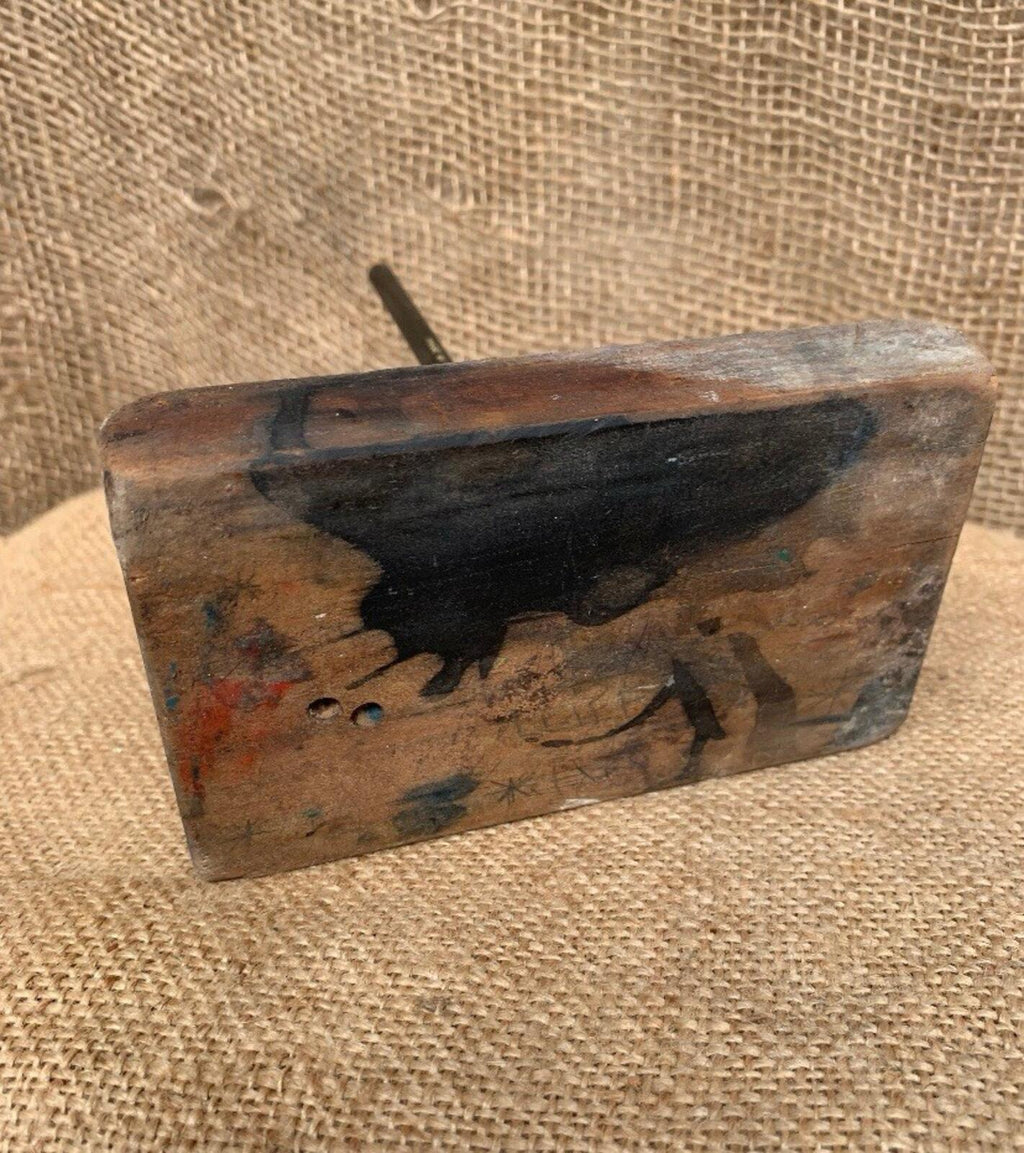 Wooden Pencil Holder - Artist - Rustic - Office - Vintage - Studio