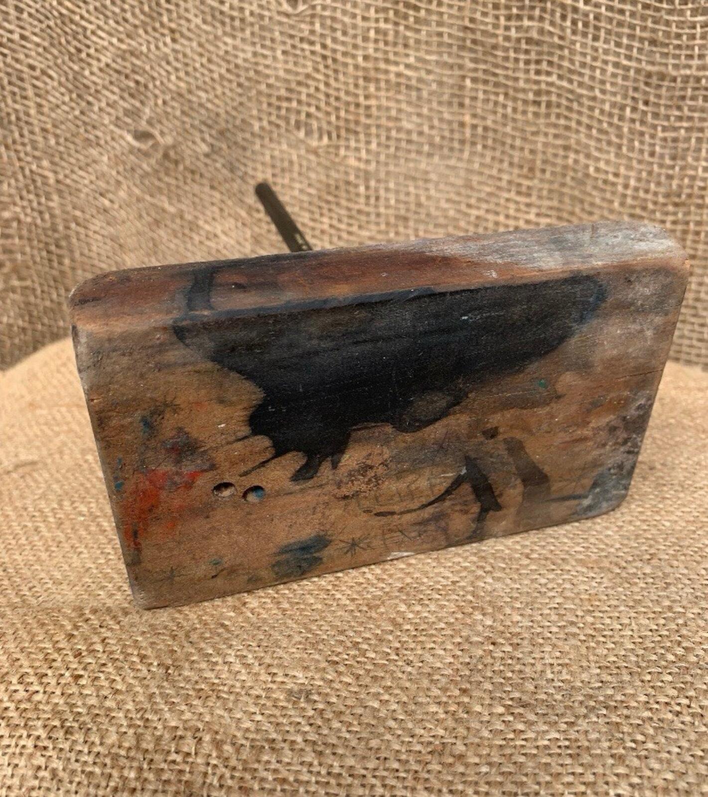 Wooden Pencil Holder - Artist - Rustic - Office - Vintage - Studio