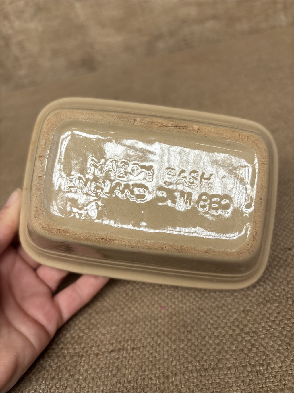 Mason Cash Pie Dish - Vintage - Small - Farmhouse- Cottage