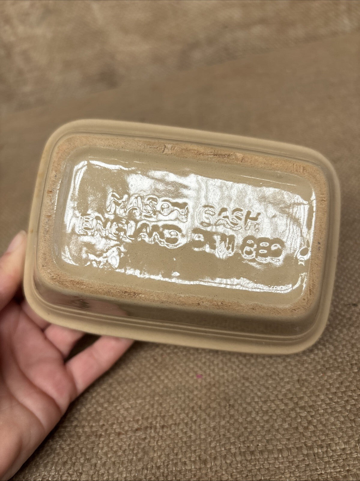 Mason Cash Pie Dish - Vintage - Small - Farmhouse- Cottage