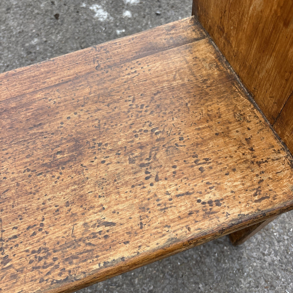 Antique Pine Pew / Bench / Farmhouse / Cottage / Boot Room / 4ft