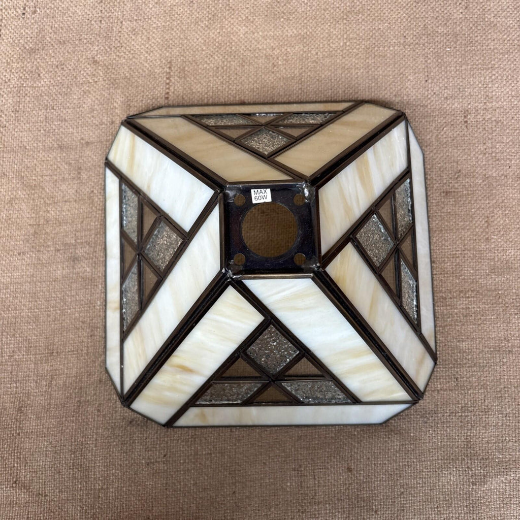 Leaded Glass Lamp Shade / Ceiling Shade