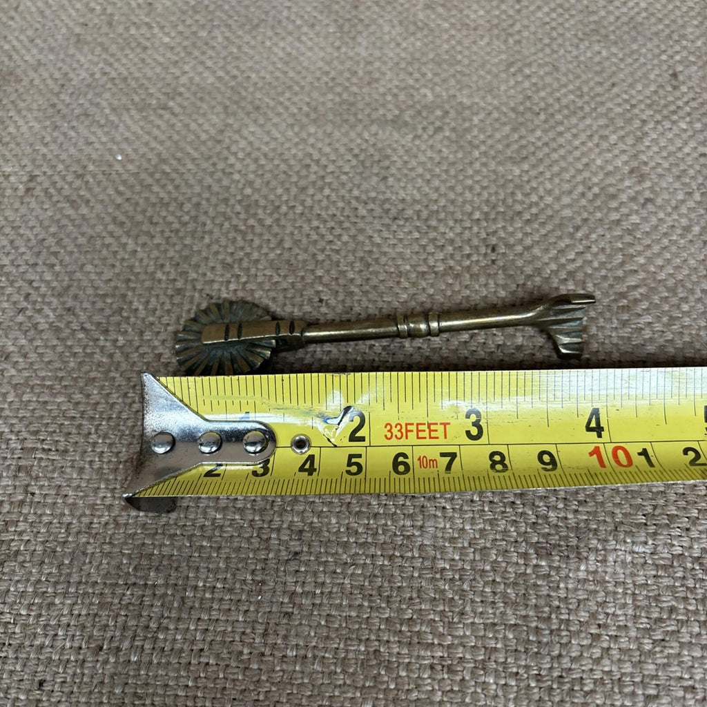 Brass Pastry Crimper / Jigger / Antique Kitchenalia / Farmhouse / Cottage