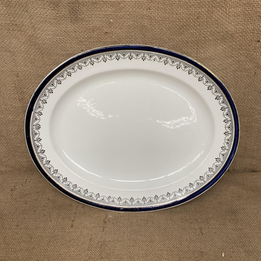 Antique Oval Platter / Plate - Wolsley - Farmhouse - Cottage