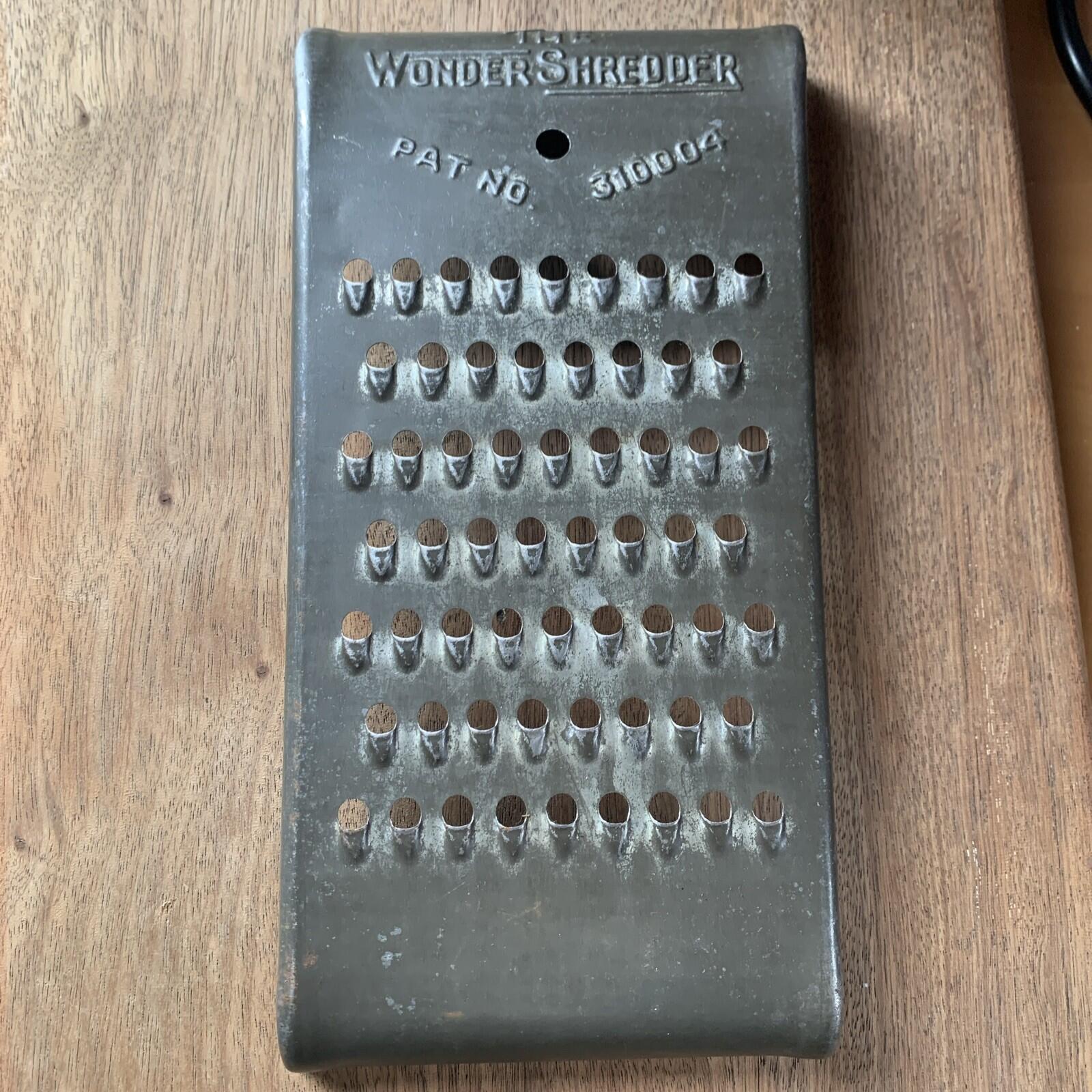 Vintage Grater - The Wonder Shredder - Farmhouse Kitchenalia - Cottage - Kitchen