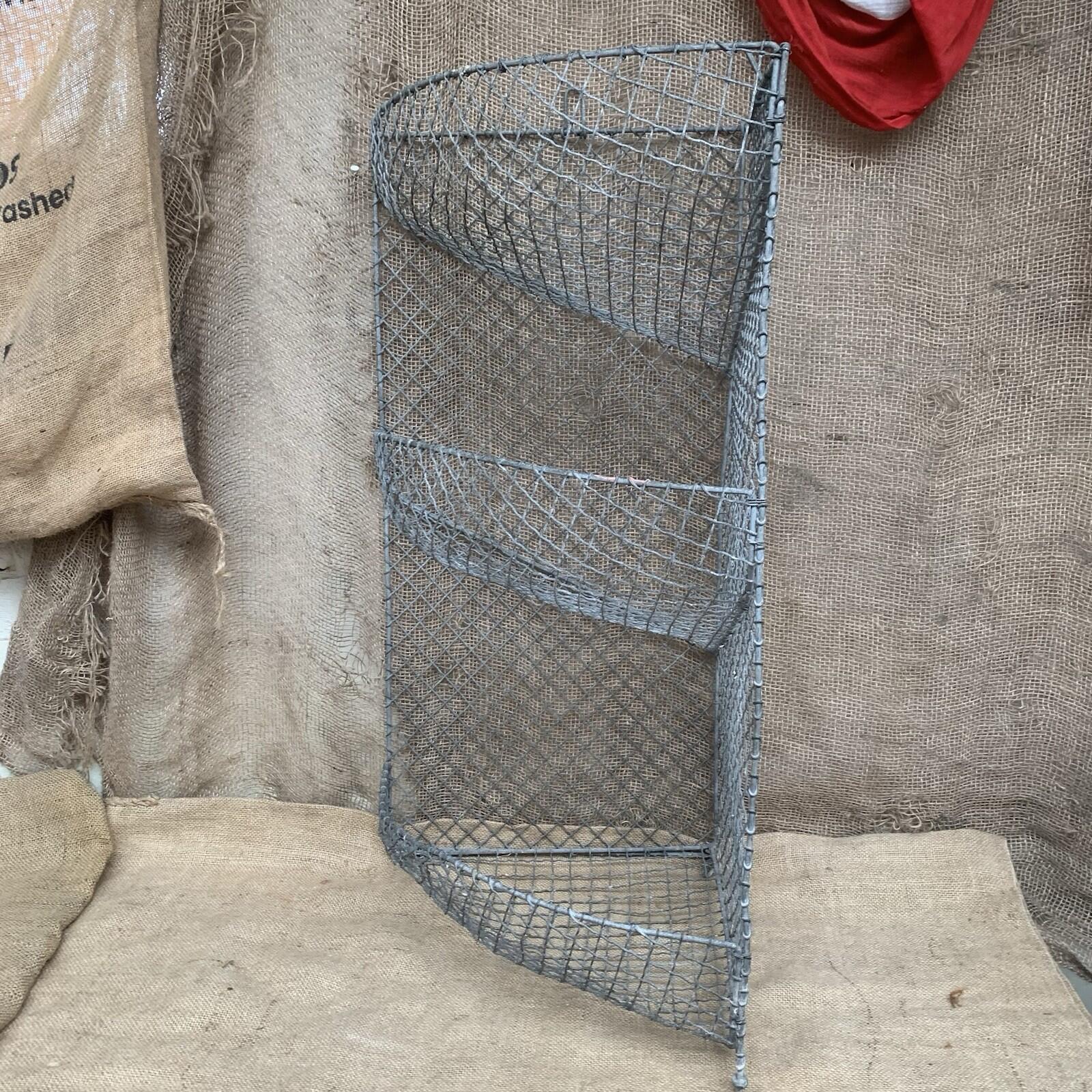 Victorian Wire Vegetable Rack - Antique - 3 Tier - Rustic - Cottage - Farmhouse