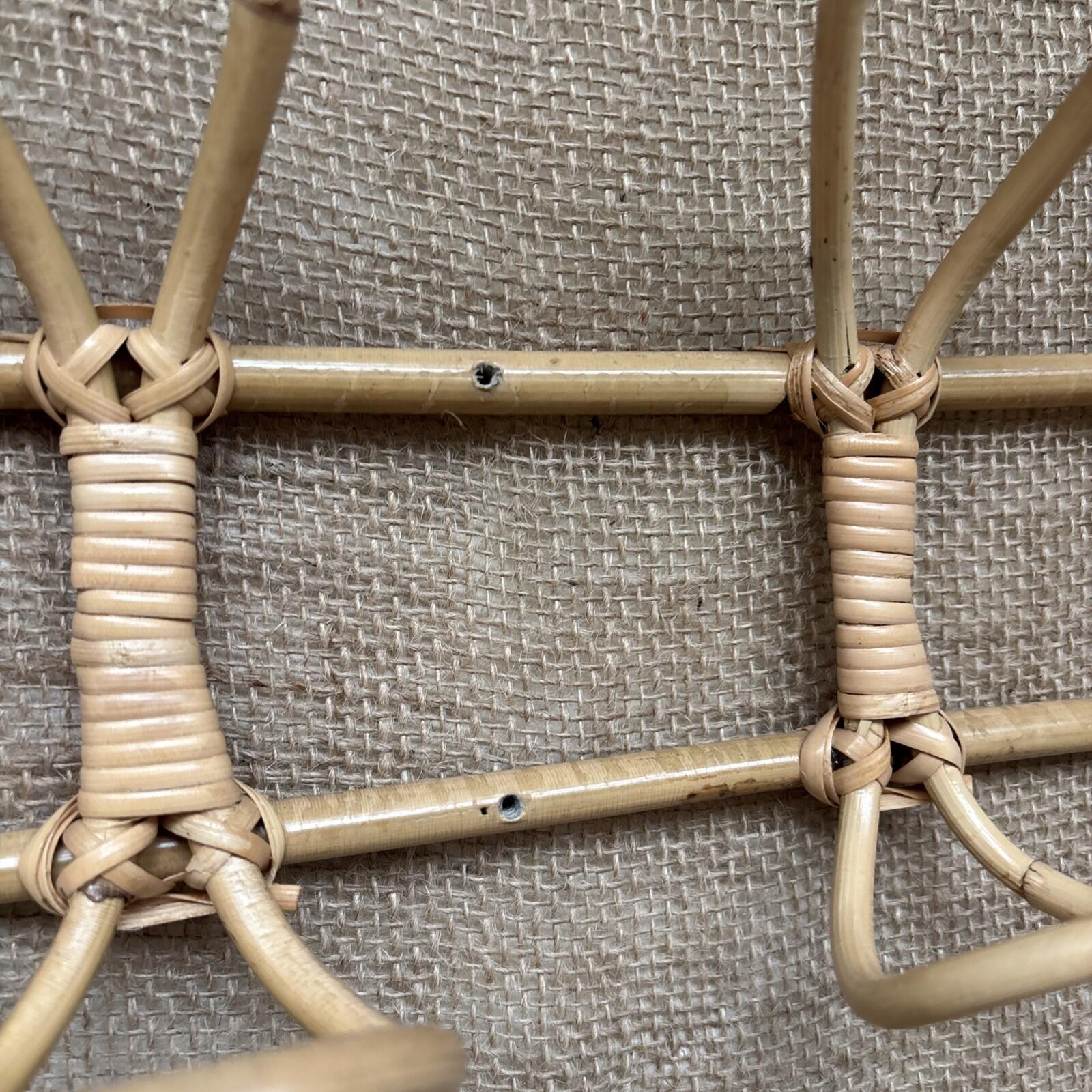 Bamboo Wall Hooks - Vintage - Retro - Coat Hooks