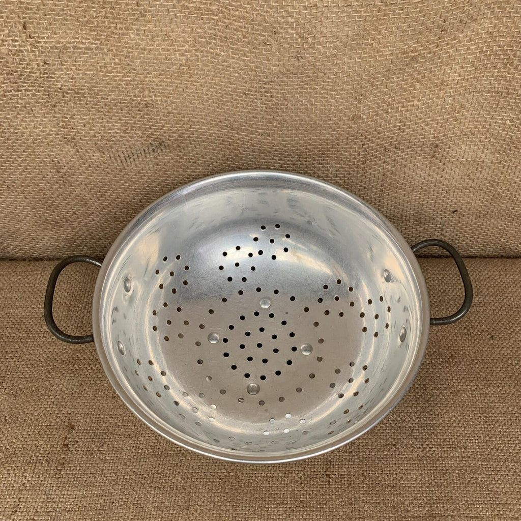 Vintage Aluminium Colander With Handles - 40’s  - Farmhouse - Cottage