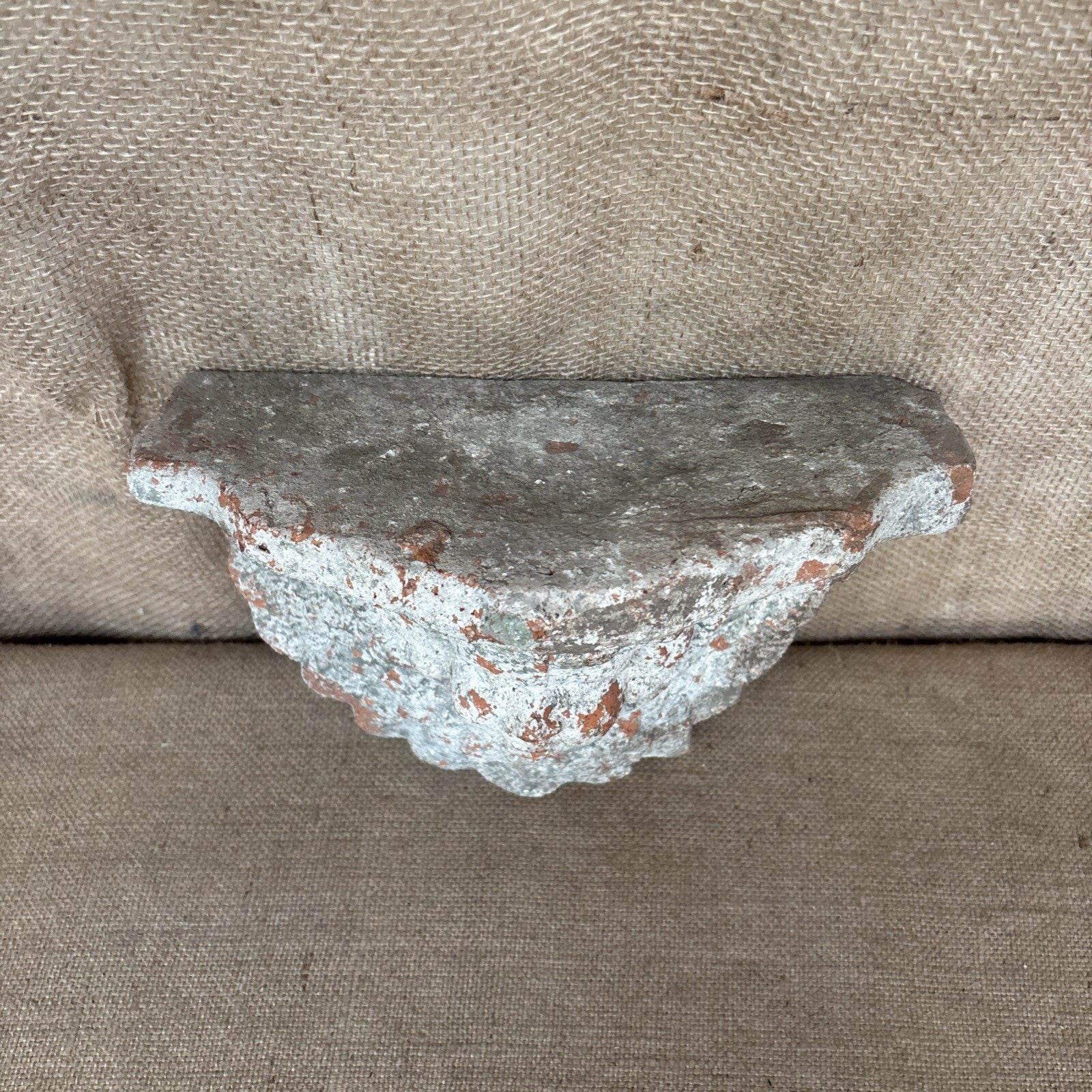 Terracotta Cherub Garden Wall Shelf - Vintage Gardenalia