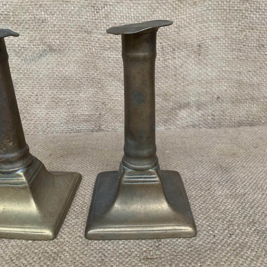 Early Brass Candle Sticks - Rustic - Farmhouse- Prop