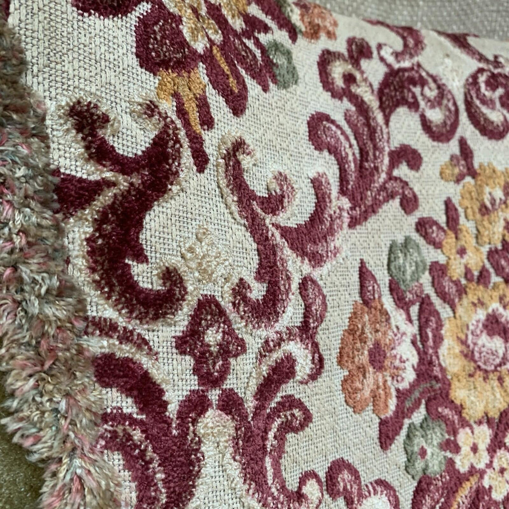 Vintage Upholstered Accent Chair Damask  Bedroom - Cottage - Farmhouse