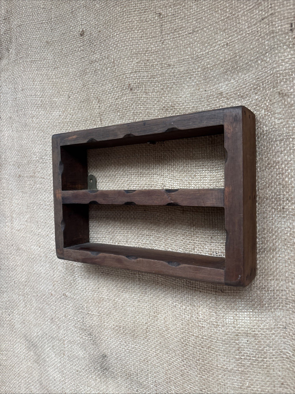 Small Dark Wood Wall Shelves - Cottage - Farmhouse