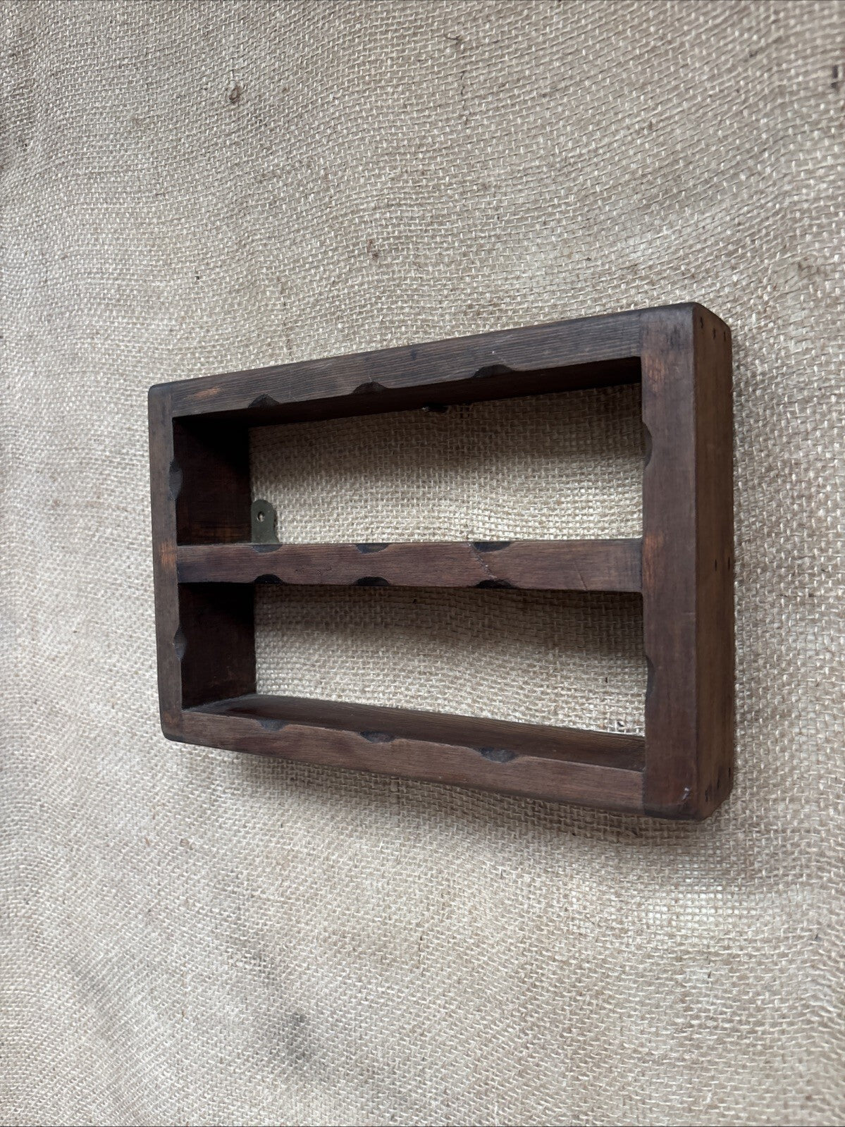Small Dark Wood Wall Shelves - Cottage - Farmhouse