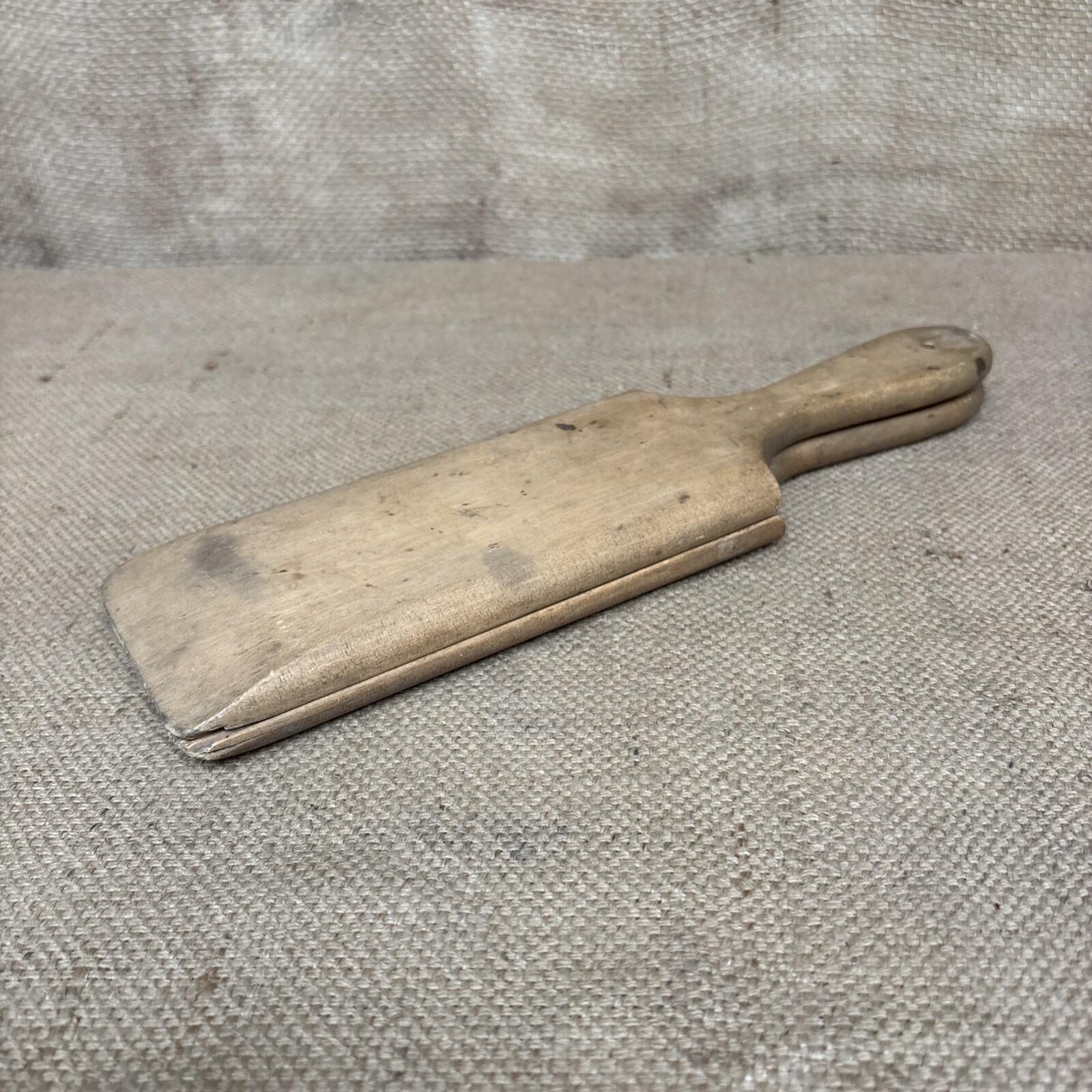 Vintage Wooden Butter Pats / Paddles / English Kitchenalia / Large / Farmhouse