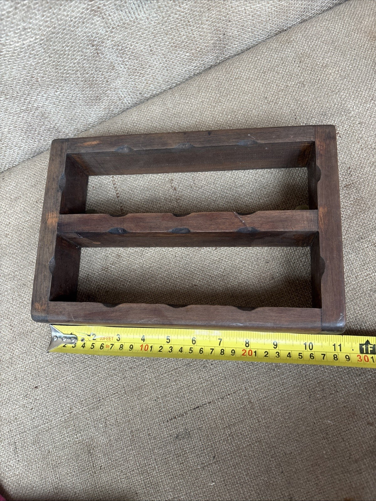 Small Dark Wood Wall Shelves - Cottage - Farmhouse