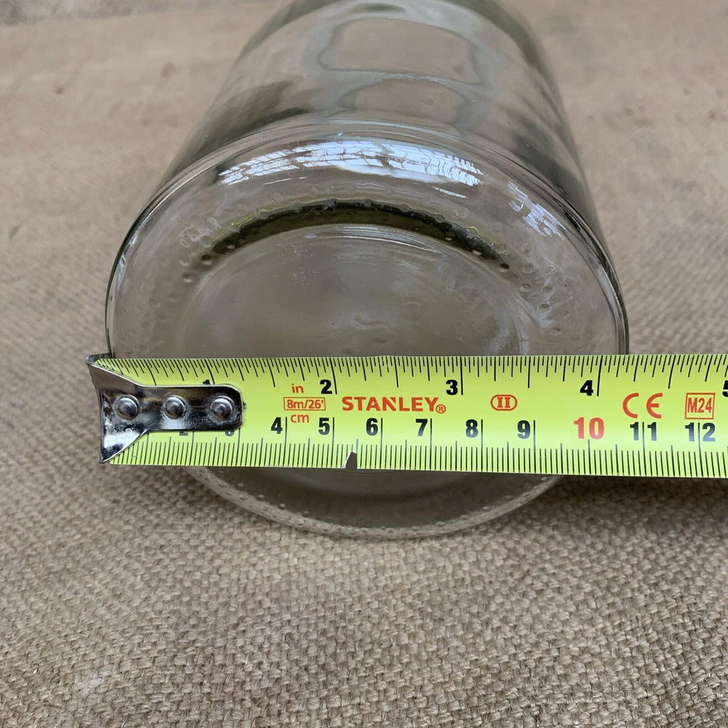 Vintage Glass Jar With Lid - Farmhouse Kitchen - Cottage - Storage
