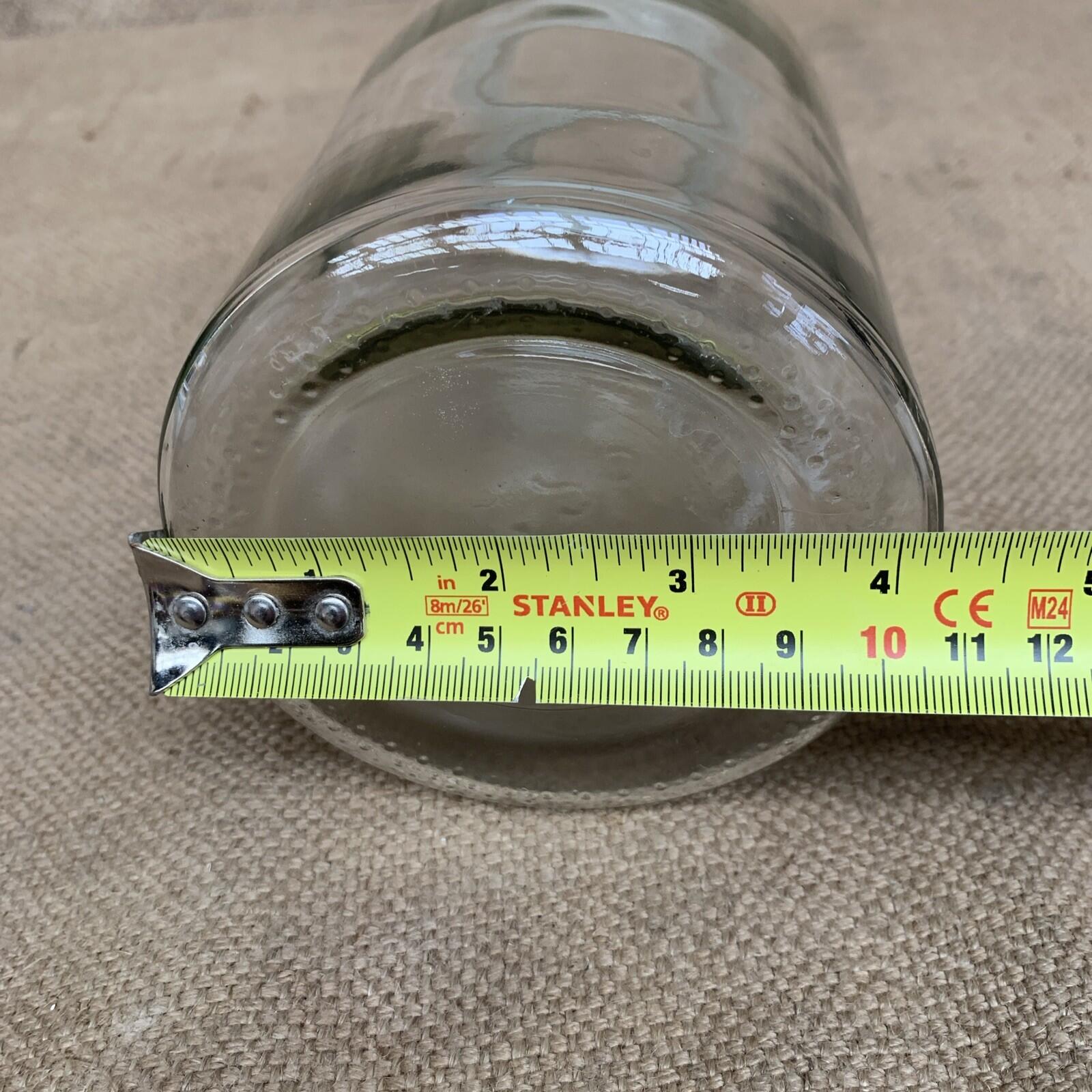 Vintage Glass Jar With Lid - Farmhouse Kitchen - Cottage - Storage