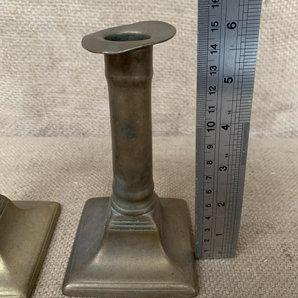 Early Brass Candle Sticks - Rustic - Farmhouse- Prop