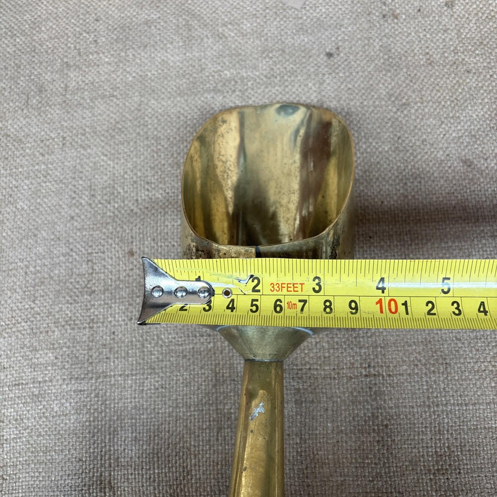 Antique Brass Scoop - Farmhouse - Kitchenalia - Cottage - Flour